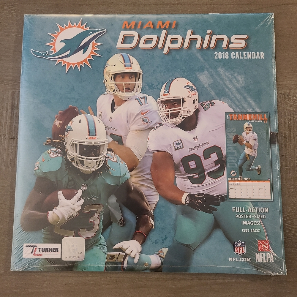 Miami Dolphins Collector's 2018 Wall Calendar